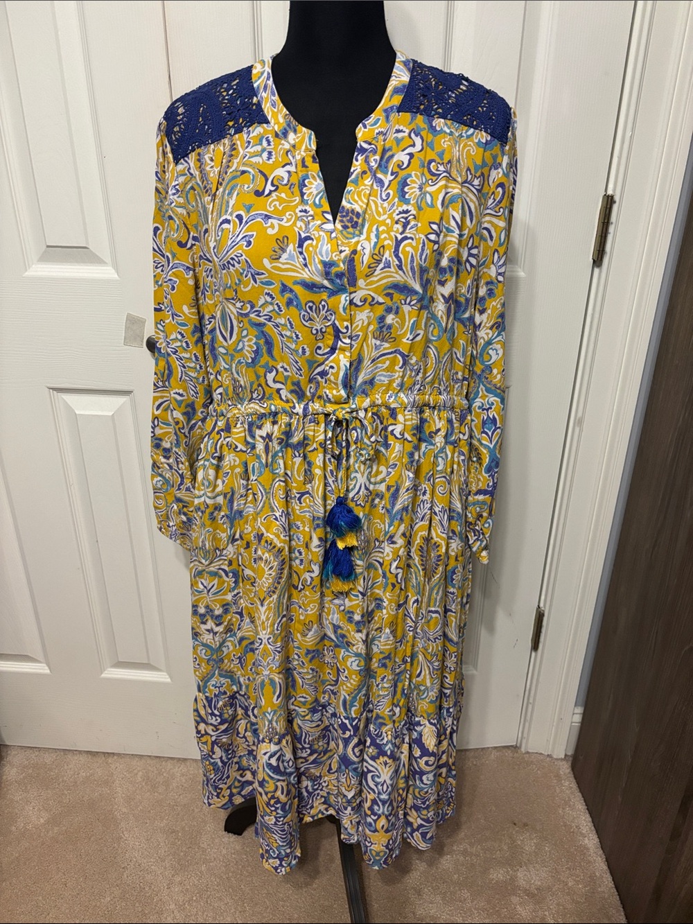Soft Surroundings Mandisa Paisley Dress